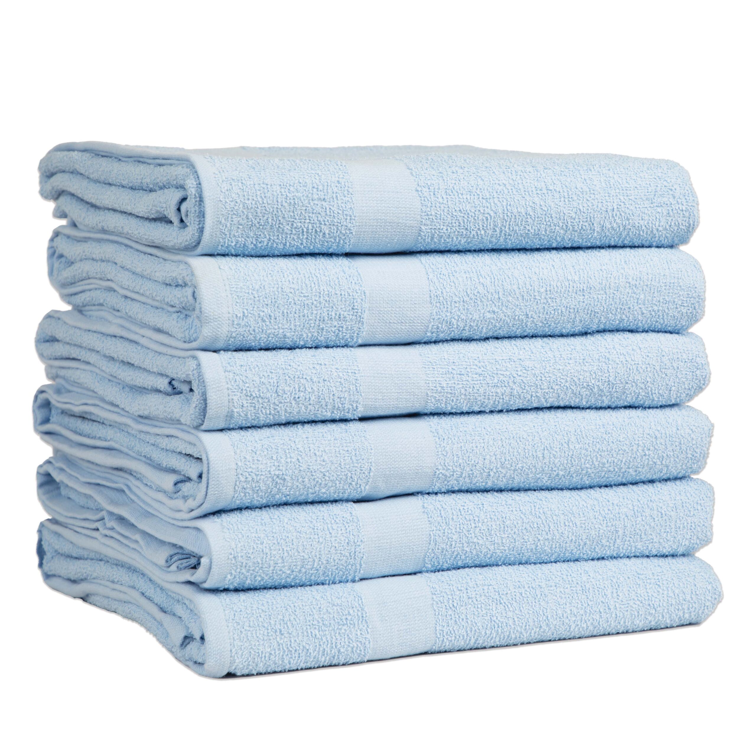 Budget Pool Towels - Blue, 36 x 68"