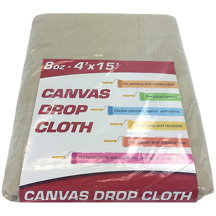 canvas drop cloth - 8oz 4x15
