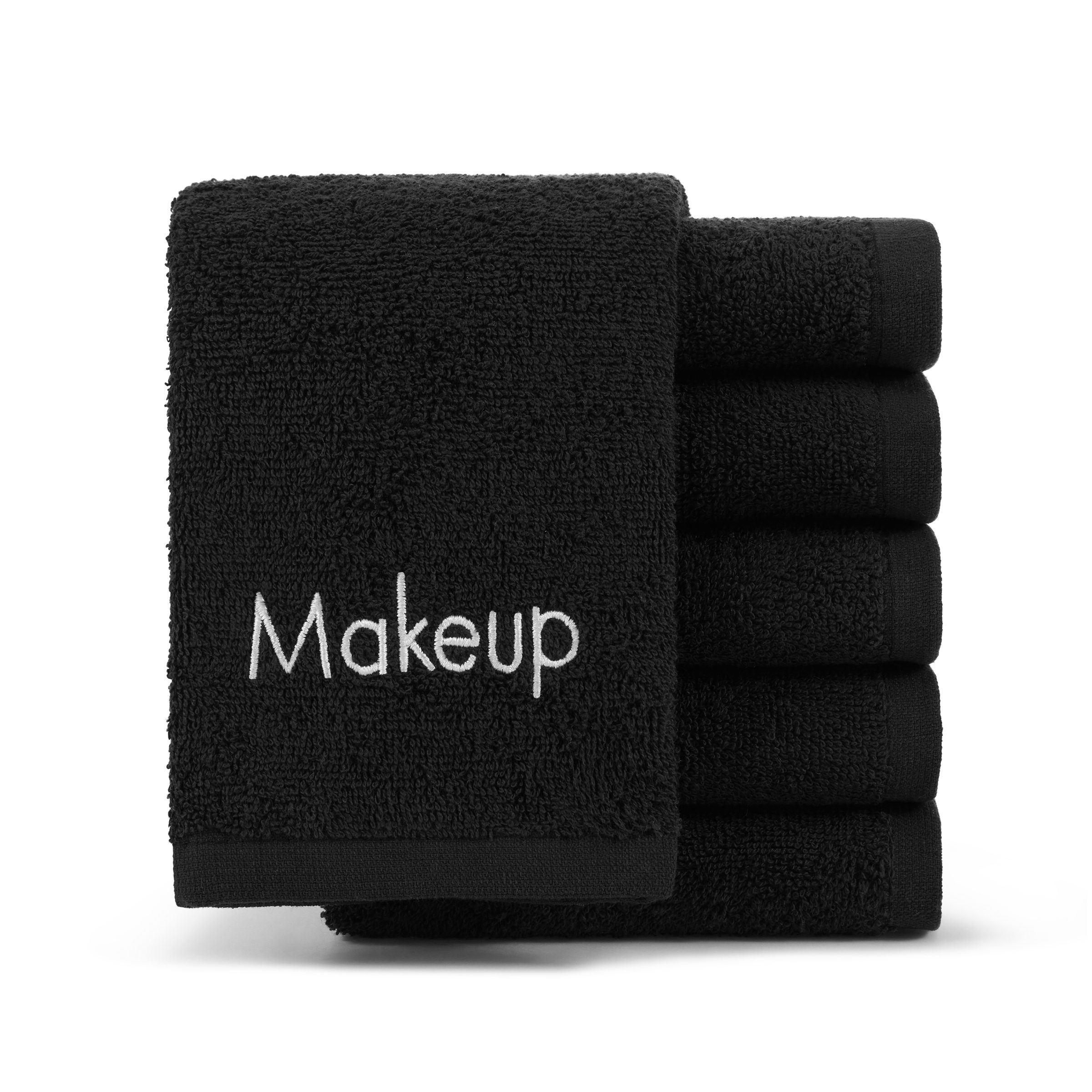 Makeup Removal Washcloth - 13x13, Black