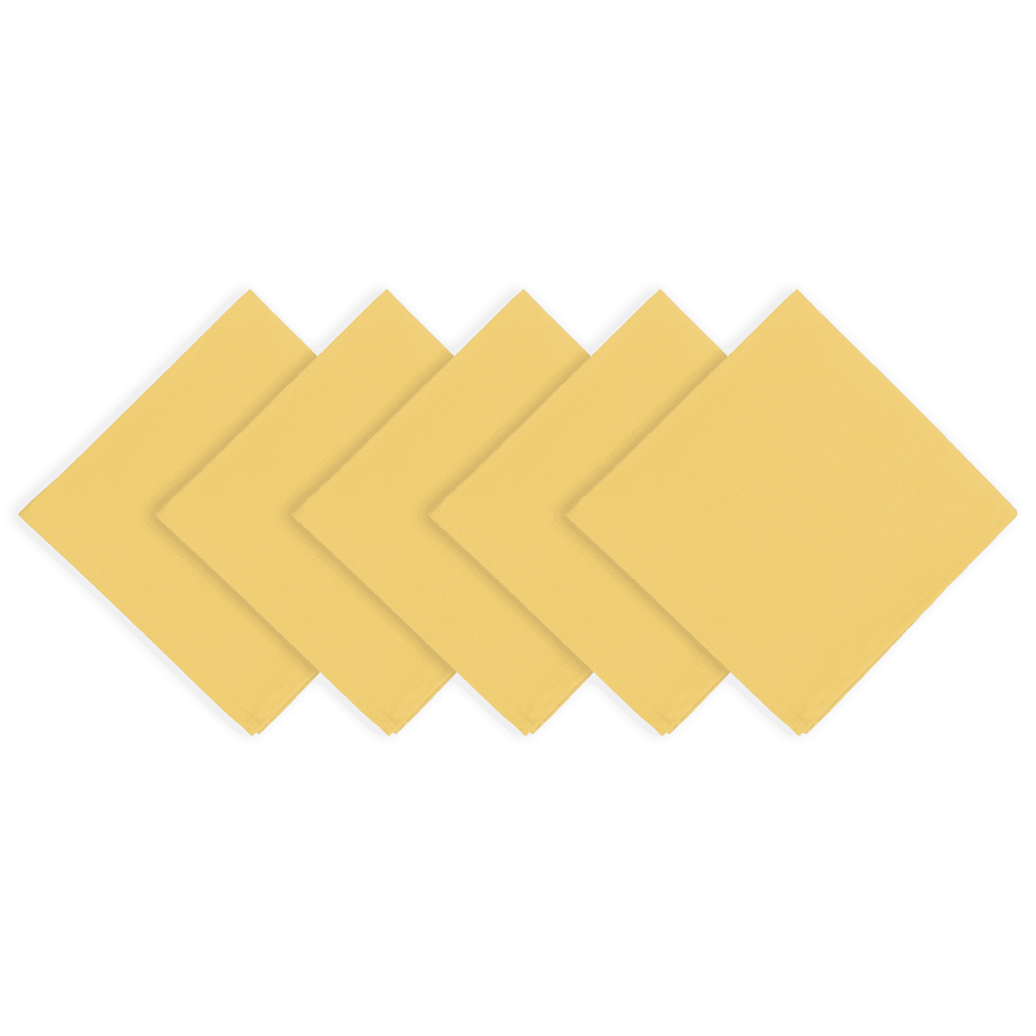 Poly Spun Napkins - Yellow