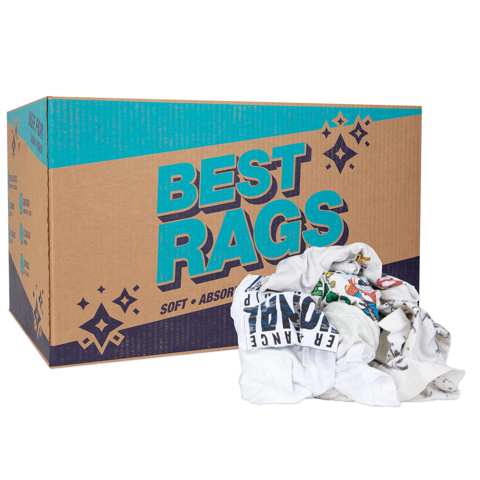 White Terry - 25Lb Box, 14" x 14" to 20" x 20"