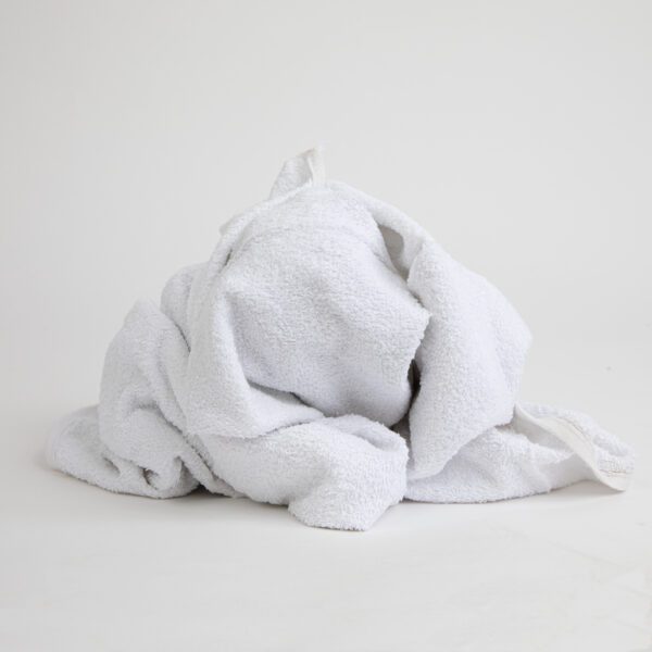 White Hand Towel Size Wipers