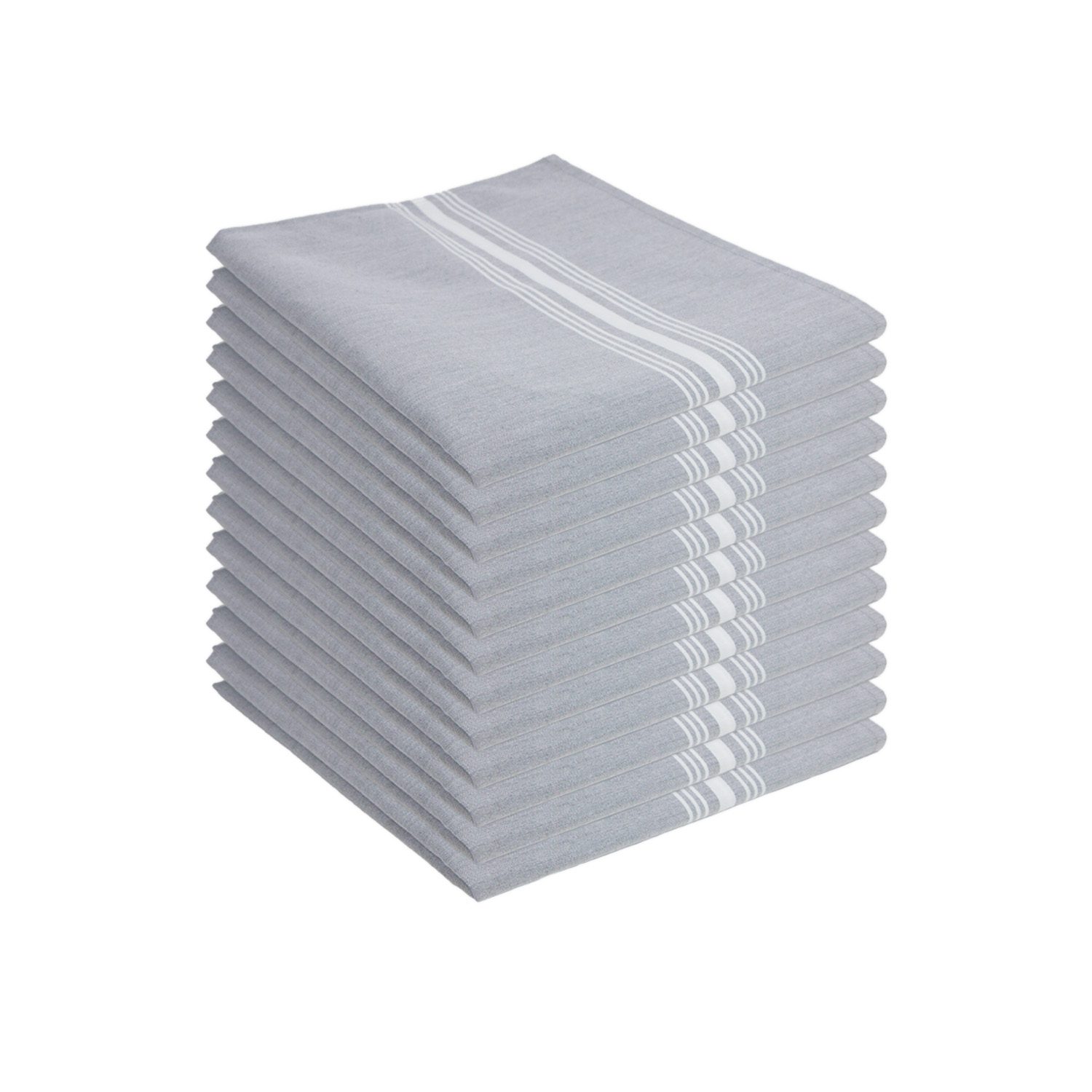 Mariposa Bistro Spun Poly Napkins - Reverse Grey