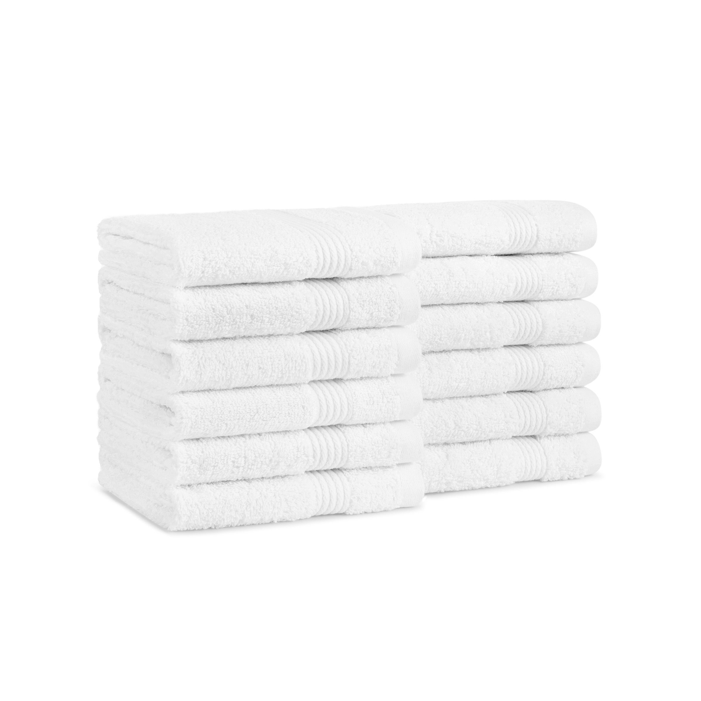 Host & Home Bath Towel Collection - washcloth, White
