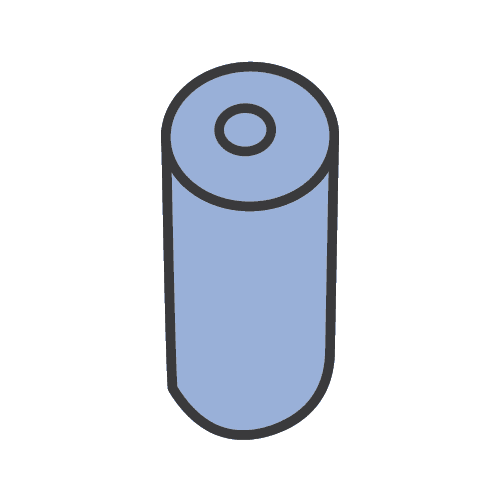 TaskBrand® V40 Value Series - Blue, Kitchen Roll Towel