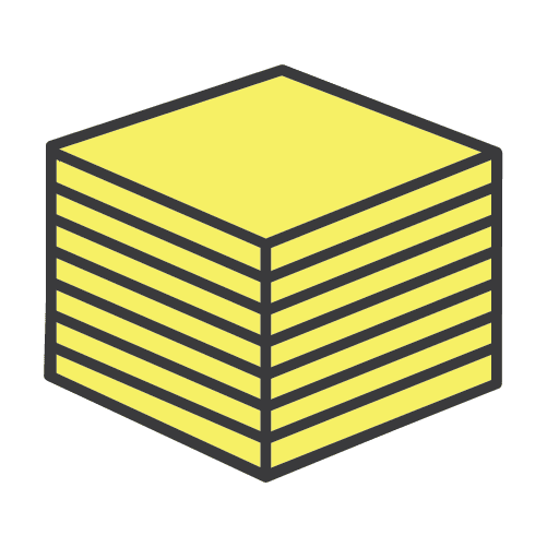 TaskBrand® Dusters - Medium Duty-Yellow, 18" x 24", Flat, Poly