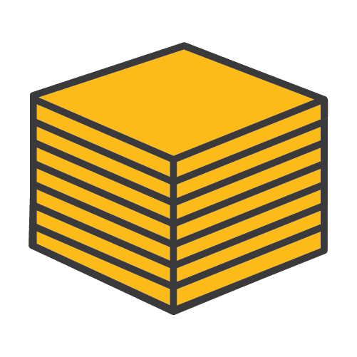 TaskBrand® Dusters - Generic Packaging- Heavy Duty Yellow/Orange, 24" x 24", Flat, Poly