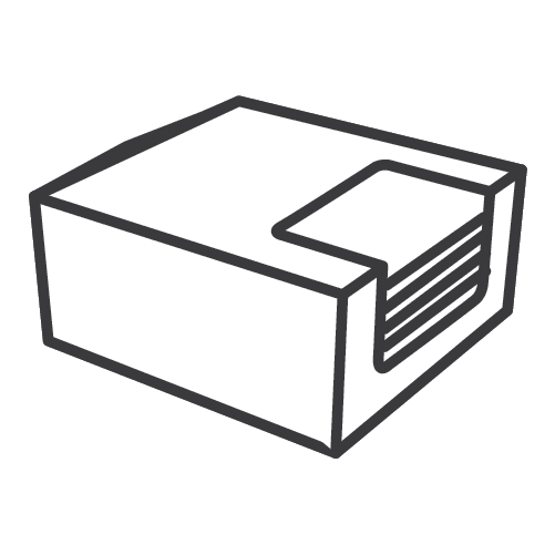 Asset 273 TaskBrands®  A115 Advanced Performance Wipers - White, Flat, Dispenser Case