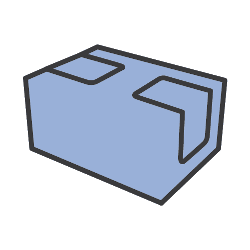 SaniWorks® EPS Towels - 10" x 17", Blue