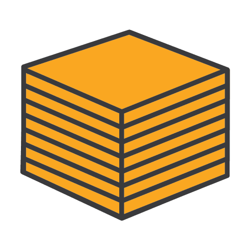 TaskBrand® Dusters - Heavy Duty-Yellow/Orange, 24" x 24", Flat, Poly