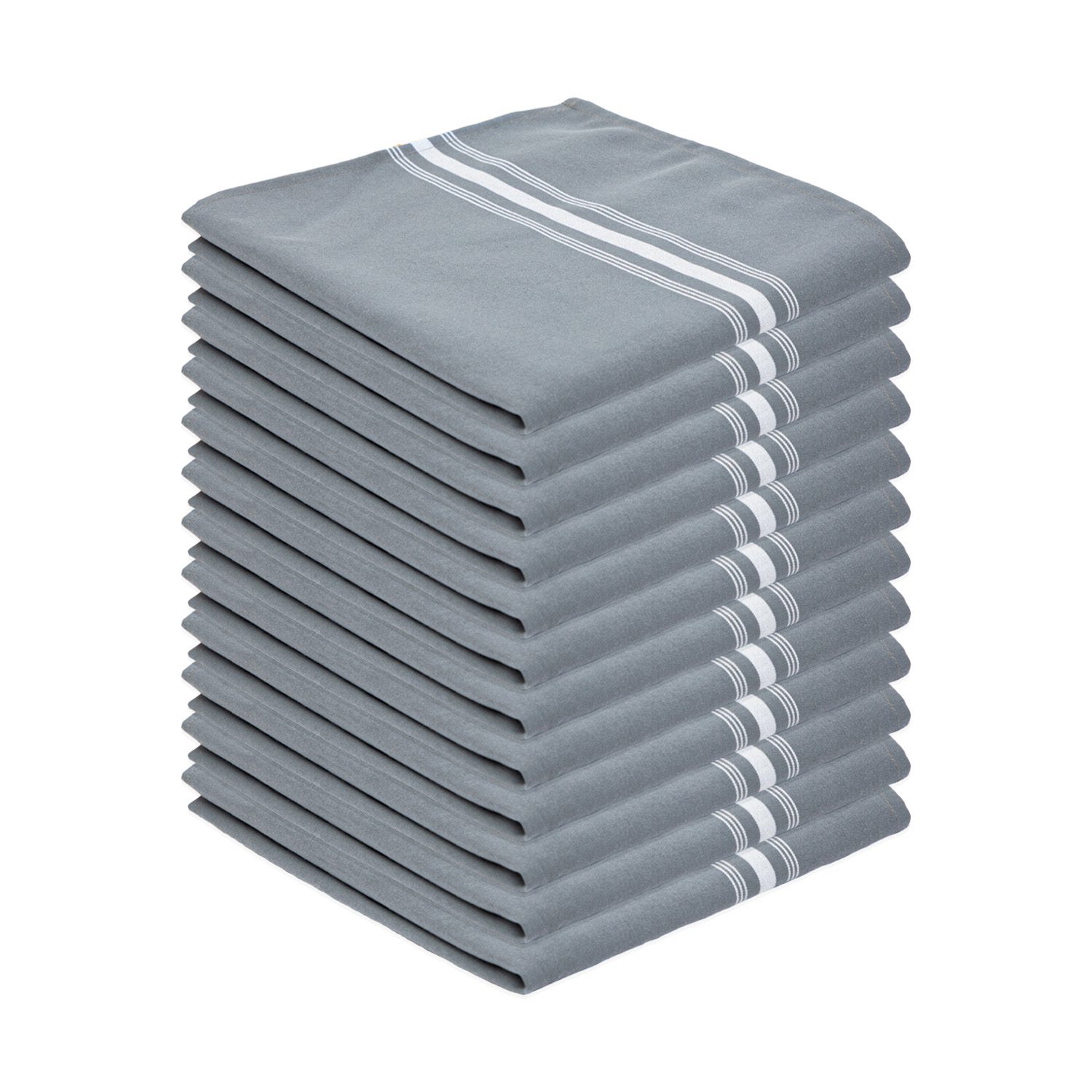 Mariposa Bistro Spun Poly Napkins - Reverse Dark Grey